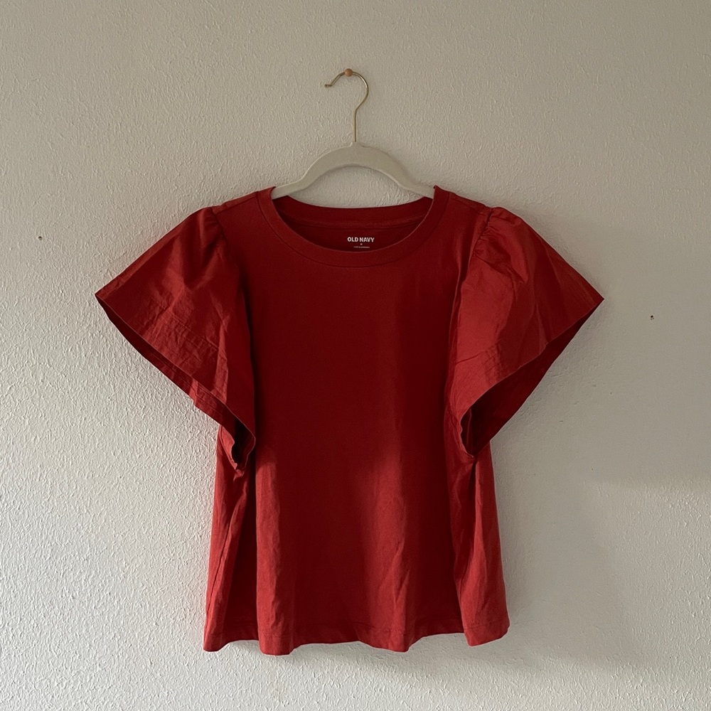 Old Navy Wide Sleeve Top Scoop Tee Boho
